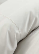 Heirloom Picot Stitch Duvet Cover Set - Ivory