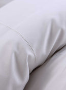 Heirloom Picot Stitch Duvet Cover Set - White