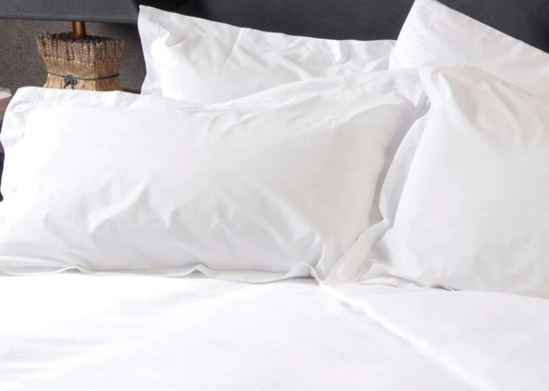 Real Hotel Linen Bedding 300 Thread Count Duvet Cover set - White