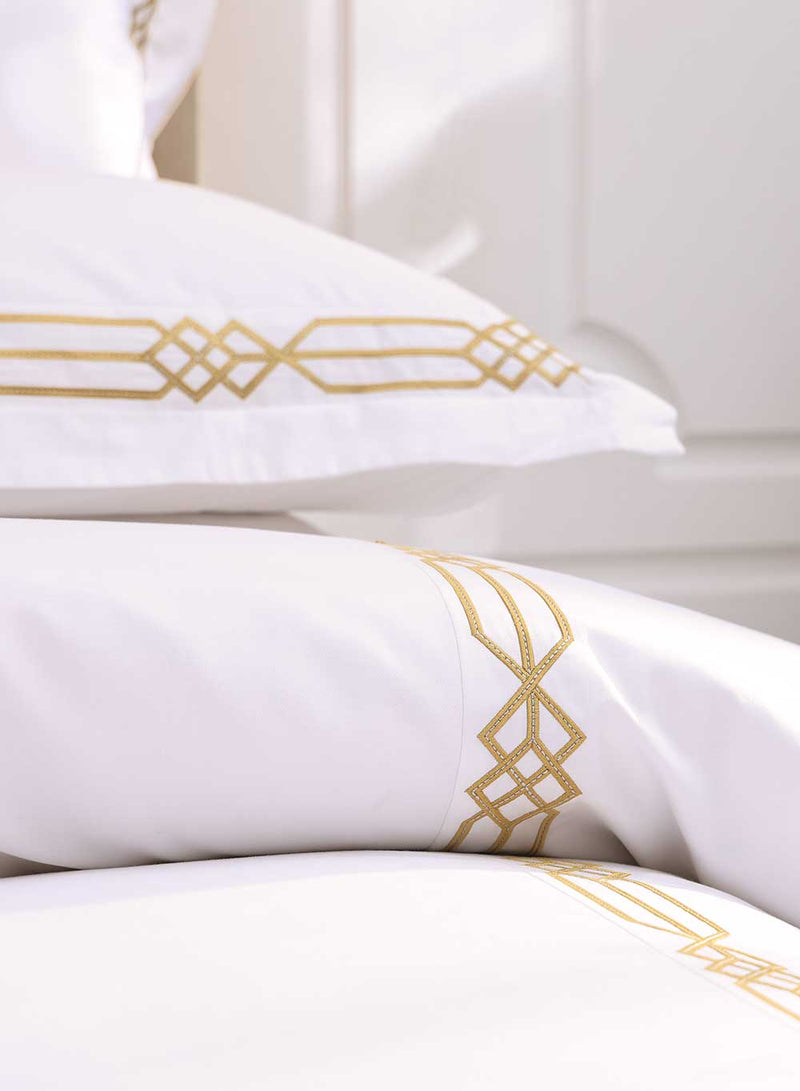 Renata Luxury Hotel Quality Oxford PC Pair - Gold