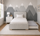 Urban Edge Custom Made Trundle Storage Bed - The Pure Edit Tassa Stripe