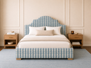 Versailles Custom Made Bed - The Pure Edit Telia Stripe
