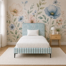 Urban Edge Custom Made Bed - The Pure Edit Tassa Stripe